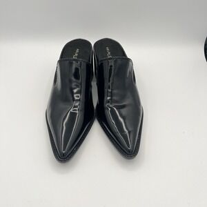 Kelsi Dagger Brooklyn Mason Pointed-Toe Mules Black‎ Size 7